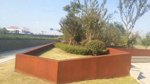 新城镇耐候钢挡土墙